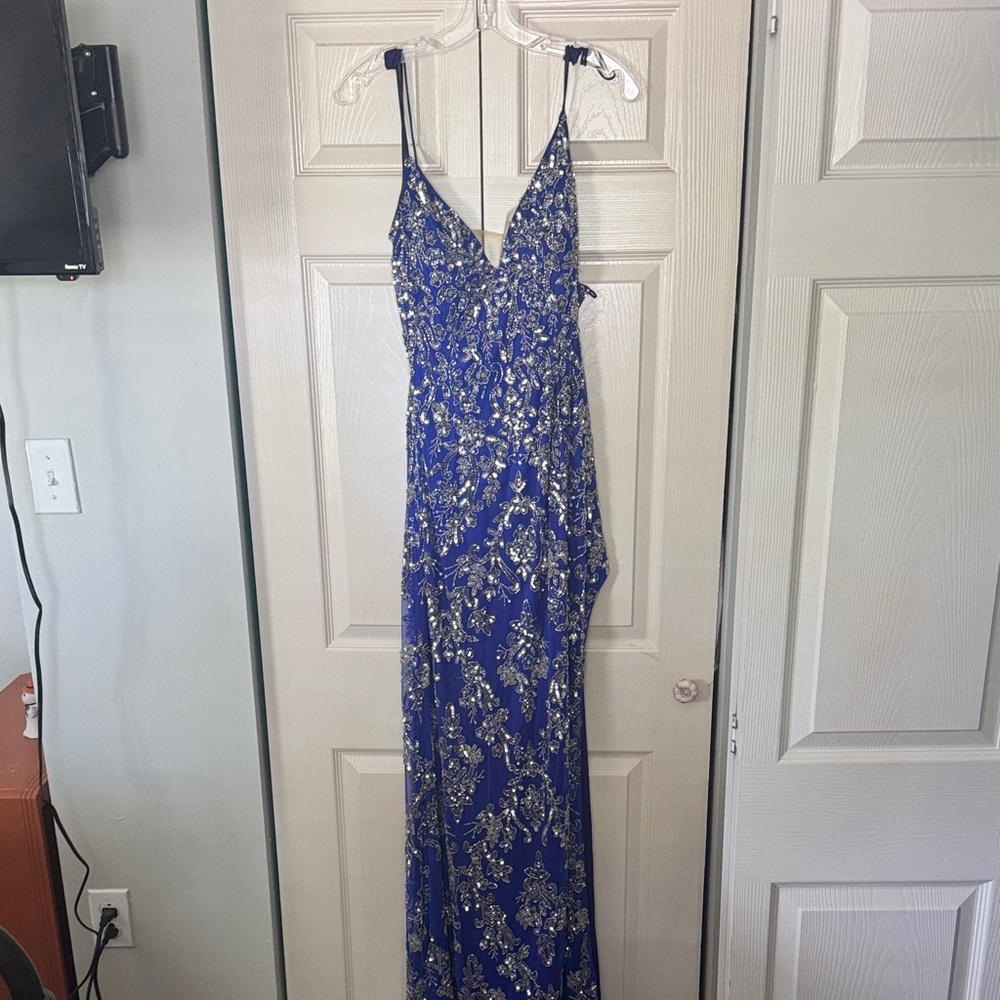 beaded prom dress